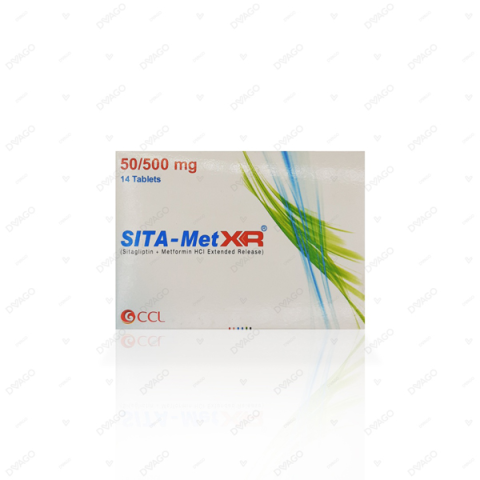 Sita-Met Xr Tablets 50Mg/500Mg (1 Box = 2 Strips) (1 Strip = 7 Tablets)
