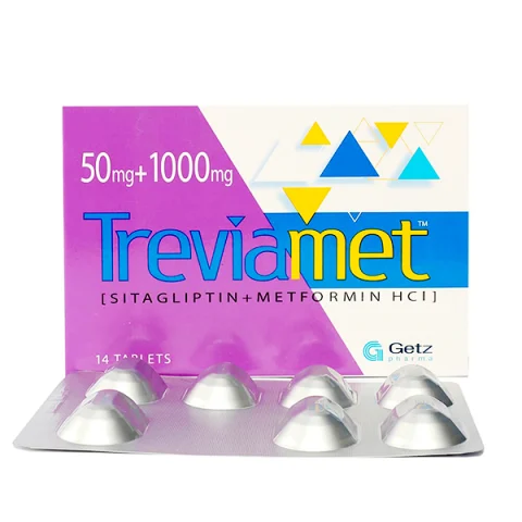 Treviamet Tablets 50/1000Mg (1 Strip = 7 Tablets)