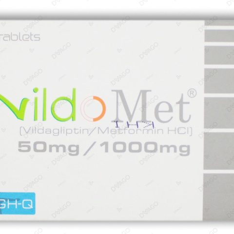 Vildomet Tablets 50Mg/1000Mg (1 Box = 2 Strips) (1 Strip = 7 Tablets)