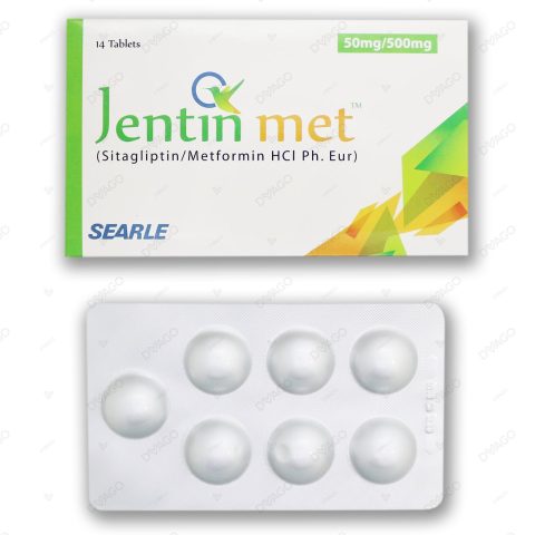 Jentin Met Tablets 50Mg/500Mg (1 Box = 2 Strips) (1 Strip = 7 Tablets)