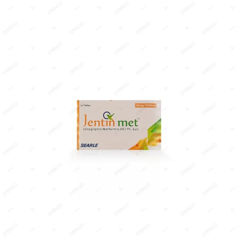Jentin Met Tablets 50/1000Mg  (1 Strip = 7 Tablets)
