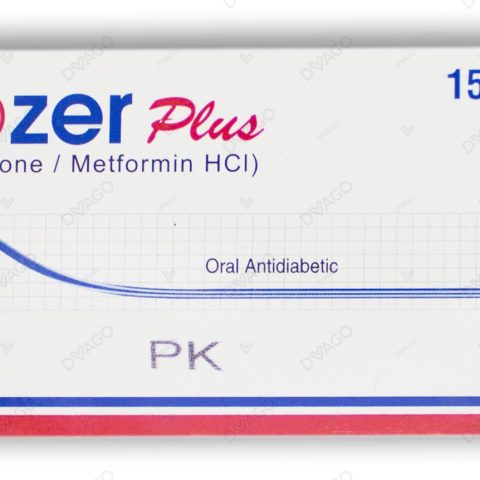 Piozer Plus Tablets 15Mg/500Mg (1 Box = 1 Strip)(1 Strip = 14 Tablets)