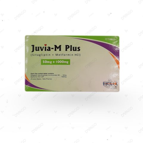 Juvia-M Plus Tablets 50Mg/1000Mg (1 Box = 1 Strip)(1 Strip = 10 Tablets)