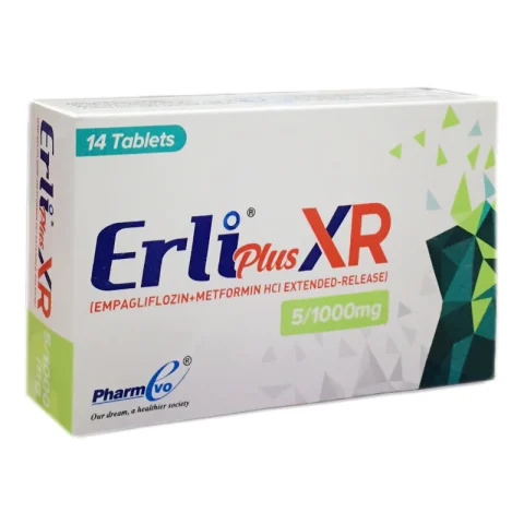 Erli Plus Xr Tablets 5/1000Mg (1 Box = 2 Strips) (1 Strip = 7 Tablets)
