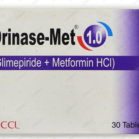 Orinase-Met Tablets 1/500Mg (1 Strip = 10 Tablets)