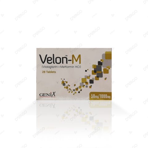 Velon-M Tablets 50/1000Mg (1 Strip = 14 Tablets)