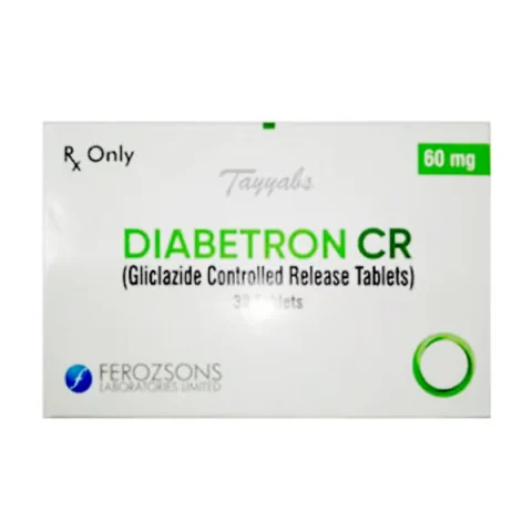 Diabetron Cr Tablets 60Mg (1 Box = 30 Tablets)