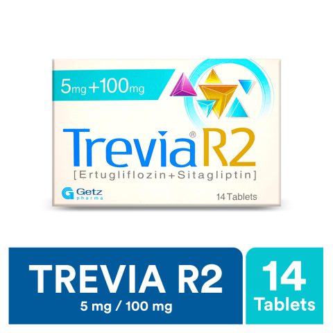 Trevia R2 Tablets 5Mg+100Mg (1 Box = 2 Strips) (1 Strip = 7 Tablets)